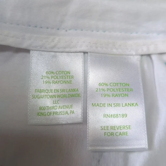 Lilly Pulitzer 5" Callahan Pink Blue Shorts Pineapple Shake Shorts 00 - Picture 7 of 7